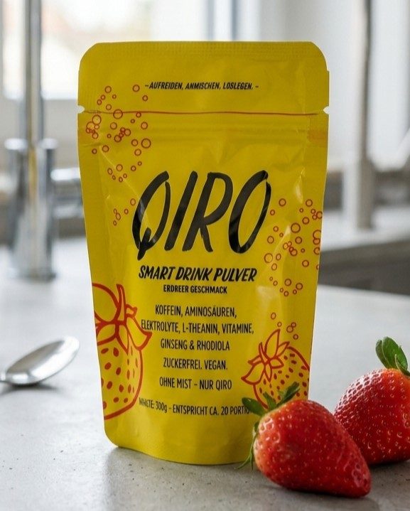 QIRO – funktionales Getränkepulver